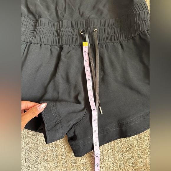 Helmut Lang Black Sleeveless Romper Drawstring Waist Keyhole Back Size 6 - Picture 5 of 14